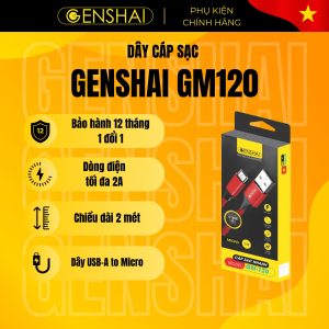 Cáp sạc Micro USB chính hãng GENSHAI GM120